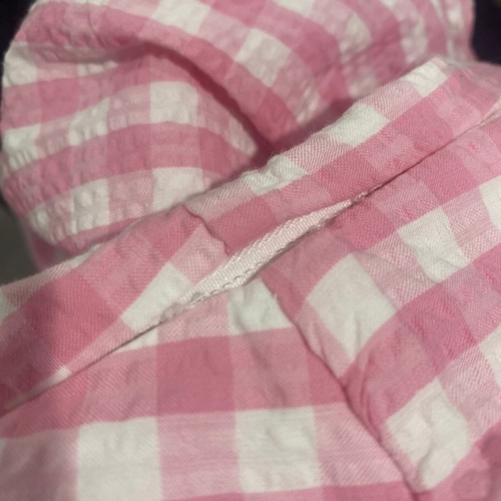 NWT! J crew Pink Seersucker Tie Back Dress‎ - Picture 4 of 5